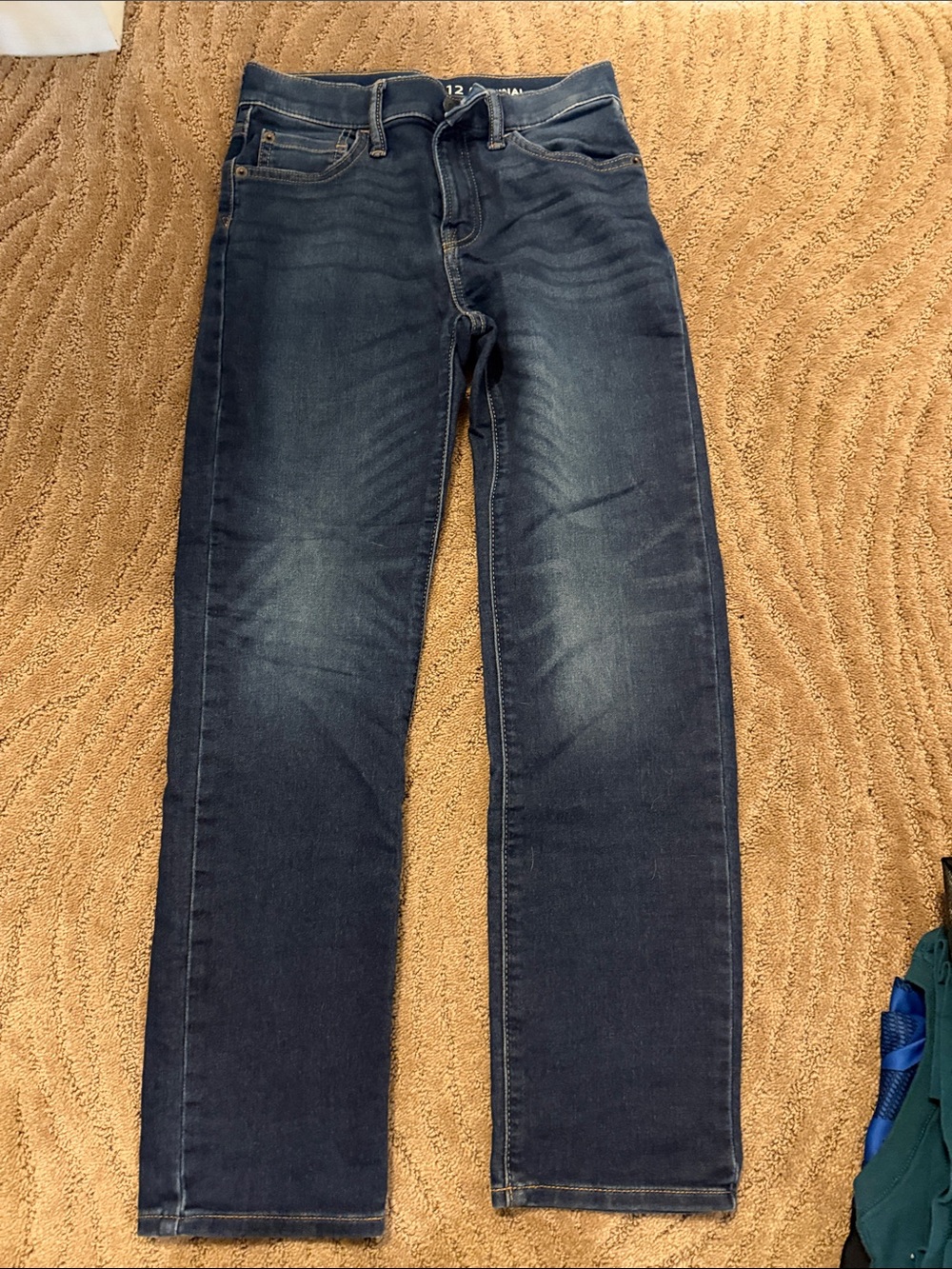 GAP Boys Dark Blue Straight-Leg Jeans